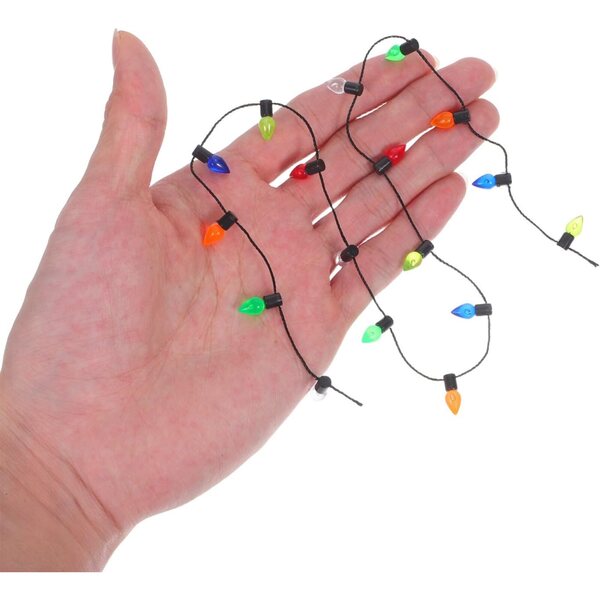 ibasencice 4 Mini Lanterne LED per Pupazzi e Mini Alberi di Natale 45cm