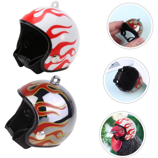 Set 2 Mini Cappelli per Hennen e Piccoli Animali – Accessori Divertenti e Sicuri