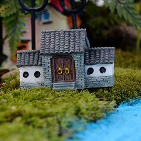 Casa Miniatura Fata in Resina Onsinic per Decorazioni Giardino e Casa Bambole