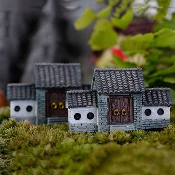 Casa Miniatura Fata in Resina Onsinic per Decorazioni Giardino e Casa Bambole