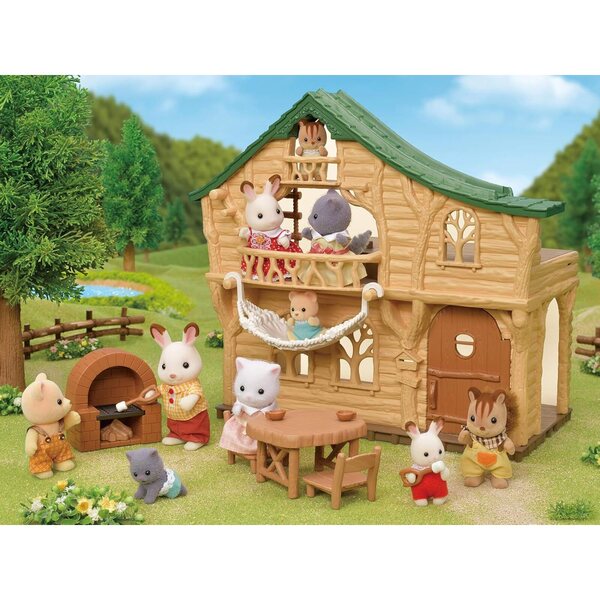 Sylvanian Families Baumhaus e Casa al Lago - Set Gioco con Scivolo, Altalena e Accessori