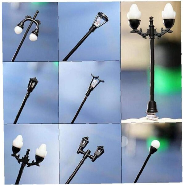 Mini-Straßenlampe aus ABS für Märchengärten und Miniaturdekorationen