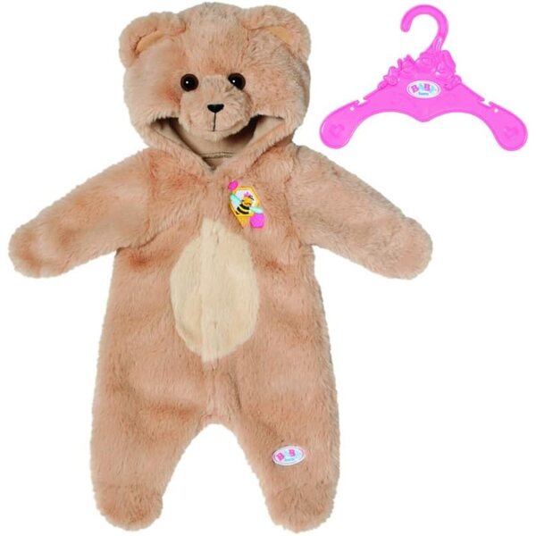BABY born Bär Kuschelanzug 43cm in Teddy-Optik per bambole 43 cm