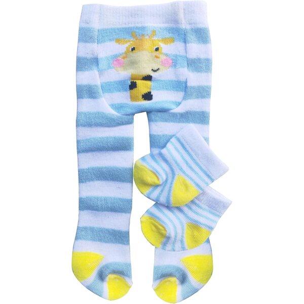 Heless Strumpfhose e calzini per bambole 35-45 cm con motivi animali in 3 design colorati