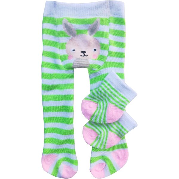 Heless Strumpfhose e calzini per bambole 35-45 cm con motivi animali in 3 design colorati