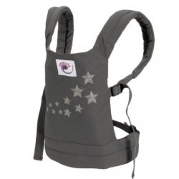 Ergobaby Bamboletrage Galaxy Grau aus 100 % Baumwolle mit Komfortpolsterung