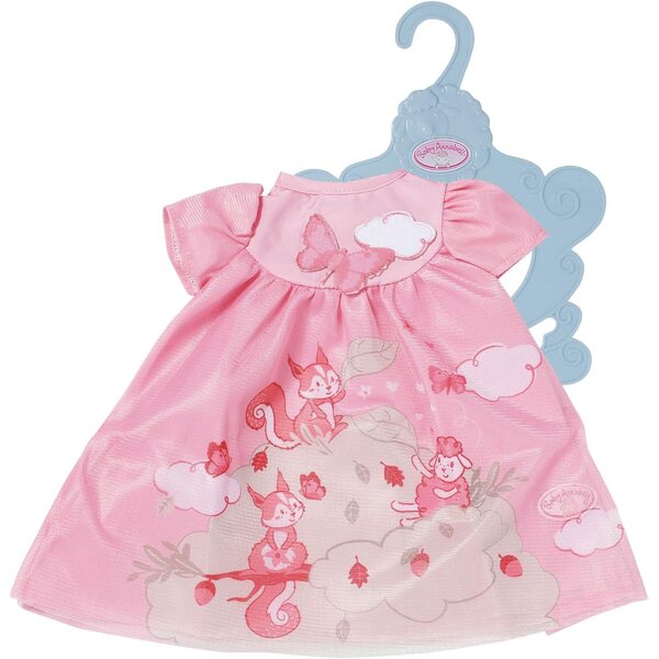 Baby Annabell Vestito Rosa con Stampa Scoiattolo 43 cm - Abito Estivo per Bambole