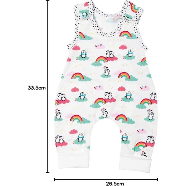 Pinguin-Bekleidungsset für Puppen 28-35 cm mit Strampler und Heless T-Shirt