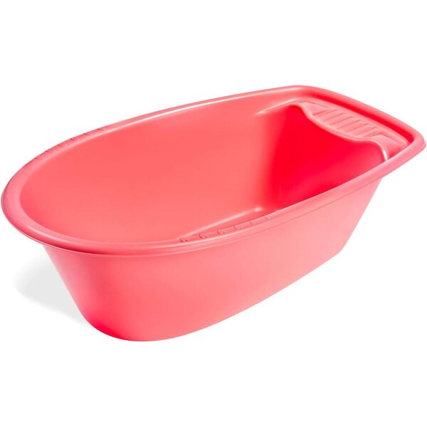 Heless Bambolebadewanne Rosa 41x22x13 cm - Accessorio per divertimento in bagno Pupazzi e Gioco Creativo