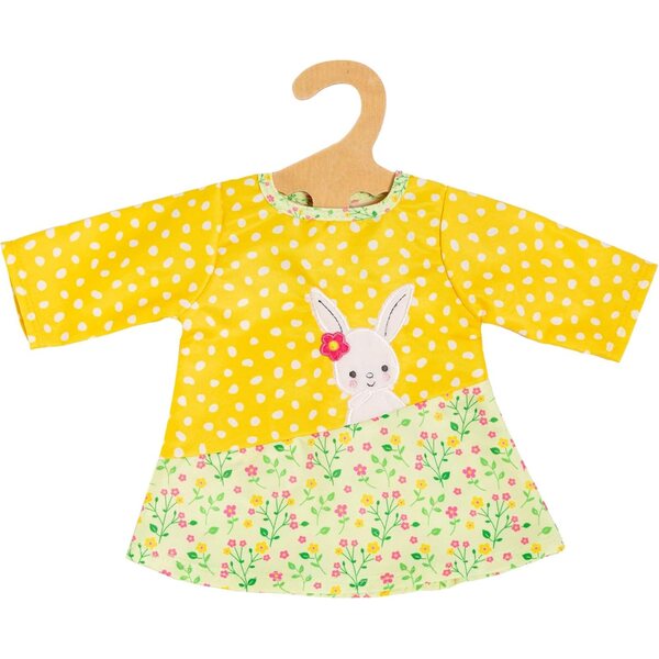 Heless Tunika-Bambole Kleid Bunny Lou con Applique Coniglio e Motivo Floreale 28-35 cm