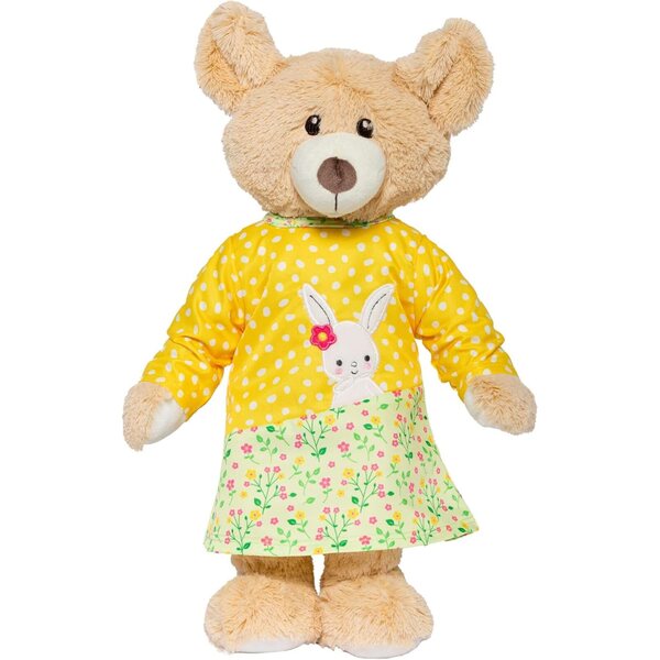 Heless Tunika-Bambole Kleid Bunny Lou con Applique Coniglio e Motivo Floreale 28-35 cm