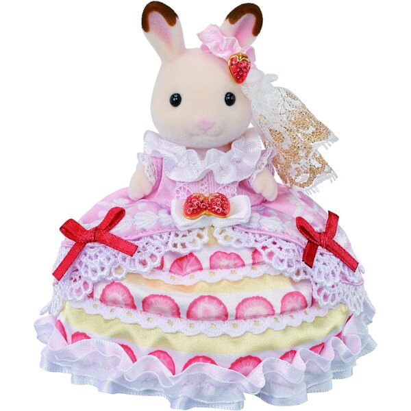 Sylvanian Families - Abito Compleanno di Freya per Bambole, Gioco Pronto all'Uso