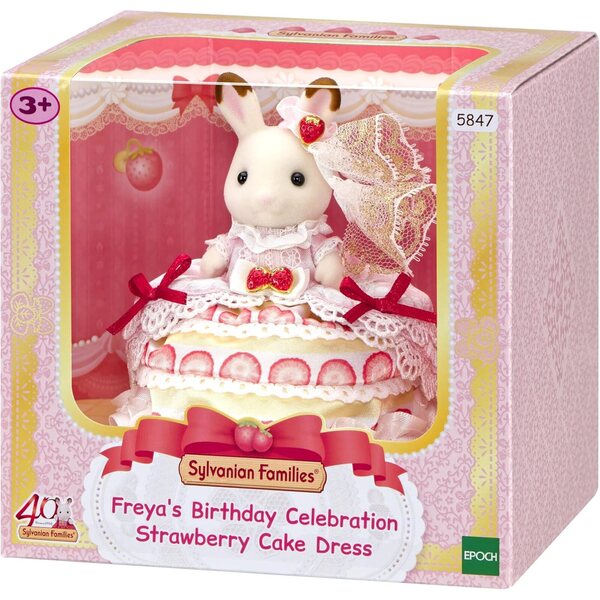 Sylvanian Families - Abito Compleanno di Freya per Bambole, Gioco Pronto all'Uso