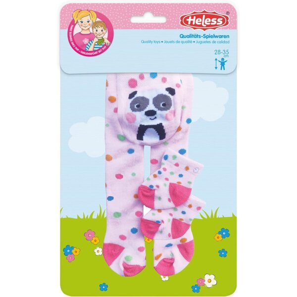 Collant e calzini Heless vestiti per bambole con Motivi Animali 28-35 cm