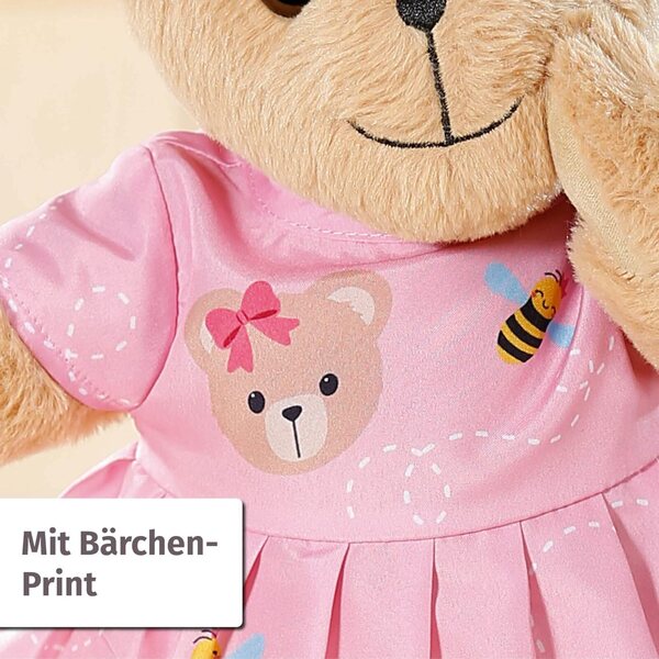 BABY born abito con orso rosa per orsetti e bambole da 36 cm, vestito e scarpe