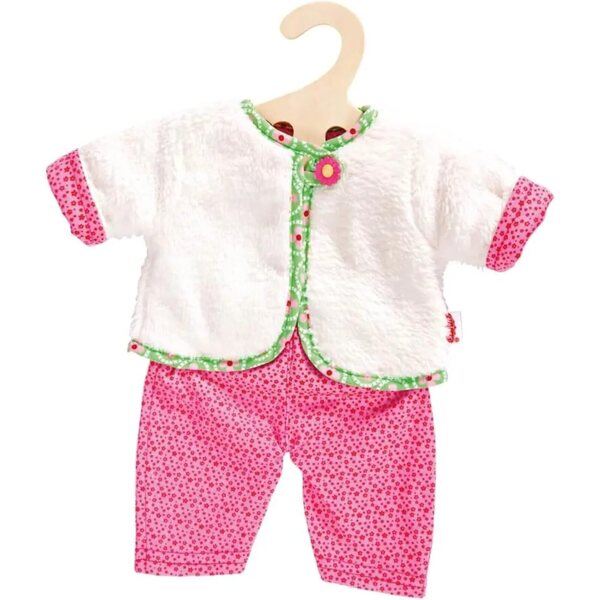 Heless Blumi Puppenkleidungsset mit Wendejacke und Hose für 28–35 cm große Puppen