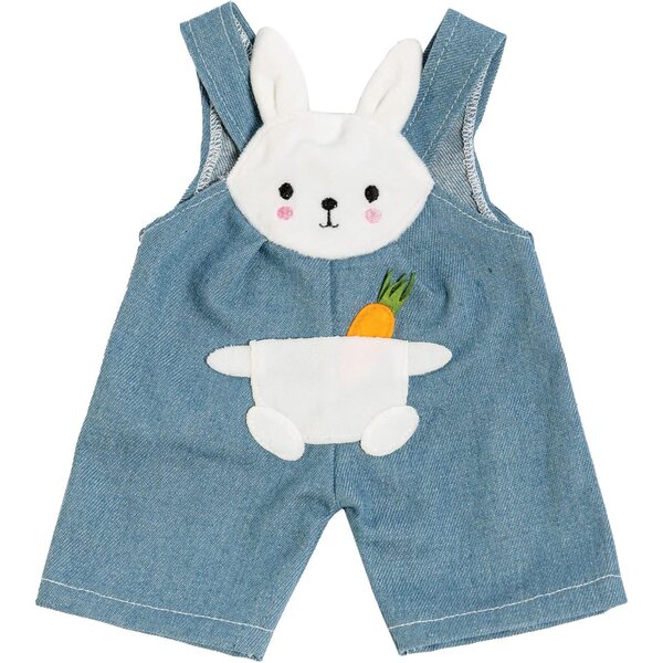 Heless Bunny Lou set di vestiti per bambole, salopette e maglietta a righe per bambole 28-35 cm