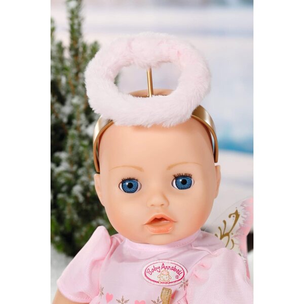Baby Annabell Vestito di Natale 43 cm con Ali e Cerchietto – Accessorio Originale