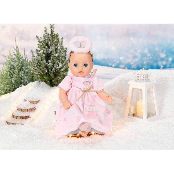Baby Annabell Vestito di Natale 43 cm con Ali e Cerchietto – Accessorio Originale