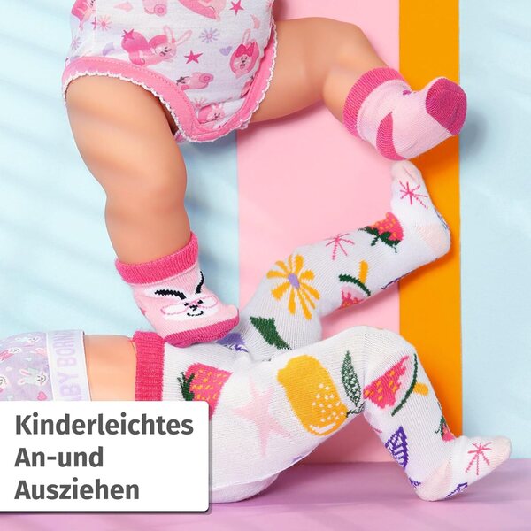 BABY Born Socken- und Strumpfhosen-Set für 43-cm-Puppen – Zapf Creation Puppenzubehör