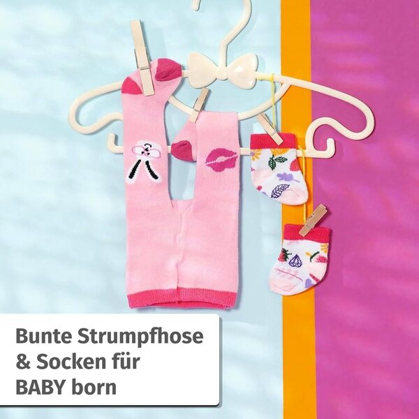 BABY Born Socken- und Strumpfhosen-Set für 43-cm-Puppen – Zapf Creation Puppenzubehör