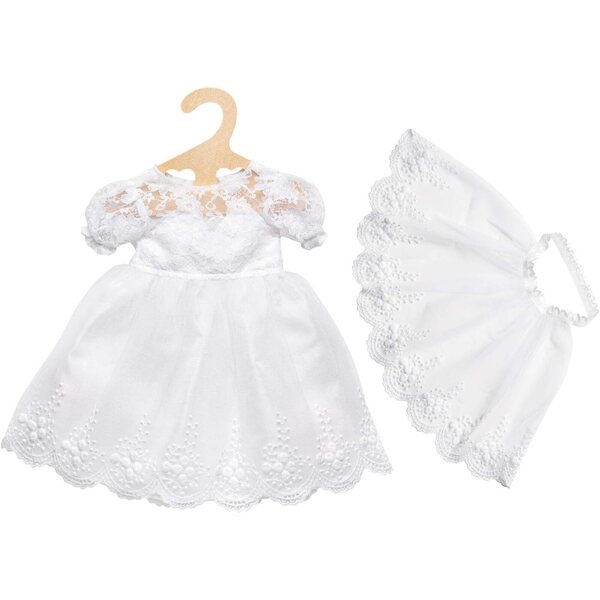 Abito da sposa bambola Heless Sissi 35-45 cm con velo e dettagli in Pizzo Elegante
