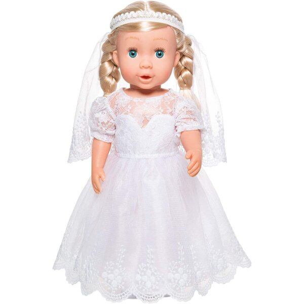 Abito da sposa bambola Heless Sissi 35-45 cm con velo e dettagli in Pizzo Elegante