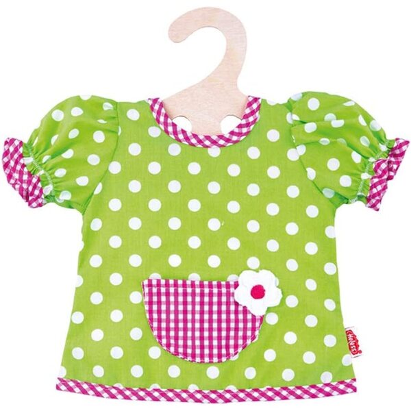 Heless Set Abbigliamento Puppa 28-35 cm con vestitino sospeso e Leggings Colorati