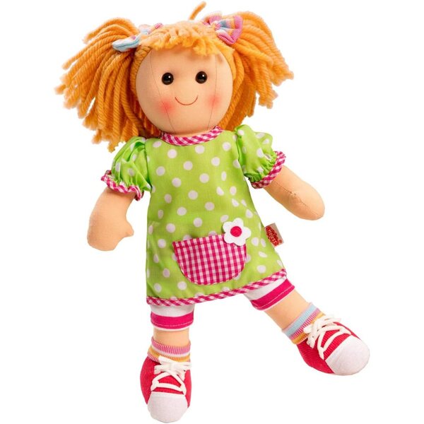 Heless Set Abbigliamento Puppa 28-35 cm con vestitino sospeso e Leggings Colorati