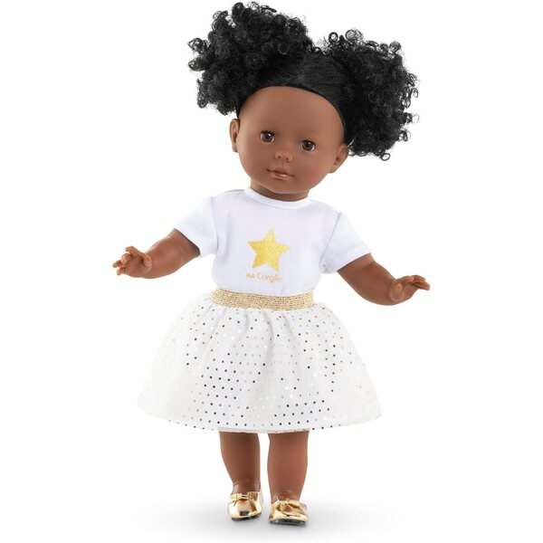 Ma Corolle 36 cm Kleidungsset: Elfenbein- und goldener Rock und T-Shirt für Puppen
