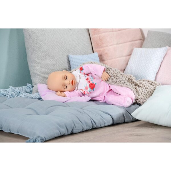 Baby Annabell Strampler rosa con rose per bambole 43 cm, completo con gruccia
