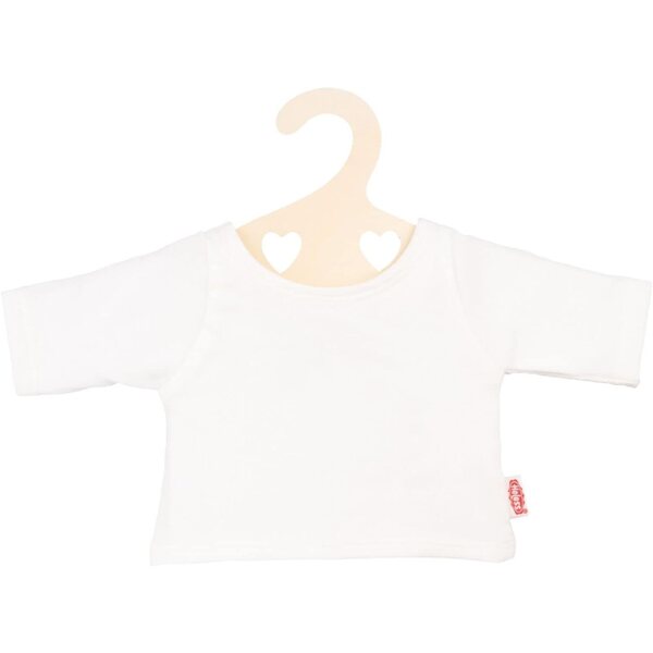 Heless T-Shirt bianco per bambole 28-35 cm, morbido e facile da indossare