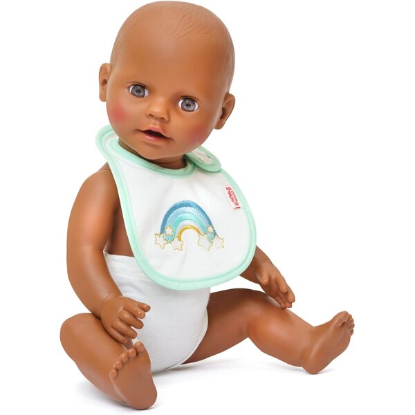 Bavaglino Heless Rainbow in morbido velour per bambini e ragazzi di diverse dimensioni