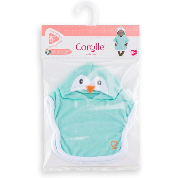 Accappatoio Pinguino Corolle Mon Premier per Bambole 30cm, dai 18 Mesi