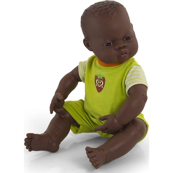 Miniland Vestito Verde Estate per Bambole 40 cm con Motivo Fragole