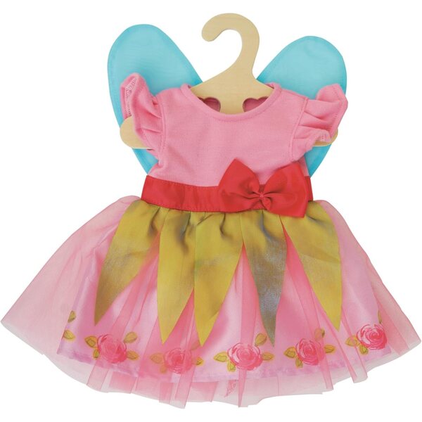 Heless Prinzessin Lillifee Vestito per Bambole 28-35 cm con Ali e Fiocco Rosa