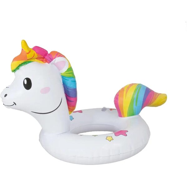 Heless Schwimmring Einhorn Henri per Bambole 35-45 cm - Accessorio per Bagno e Piscina