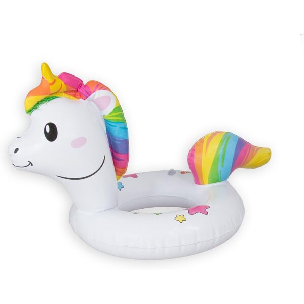 Heless Schwimmring Einhorn Henri per Bambole 35-45 cm - Accessorio per Bagno e Piscina