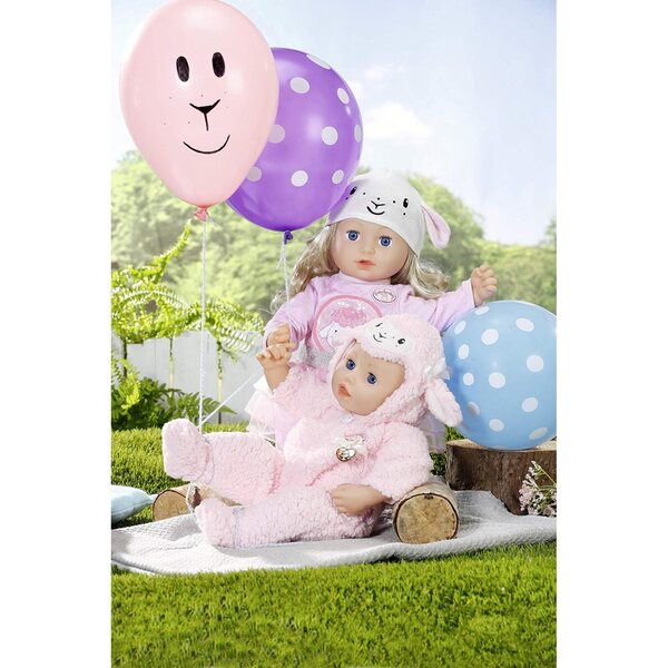 Baby Annabell Deluxe Glitter Set 43 cm: Strampler, berretto e Gonna con Paillettes