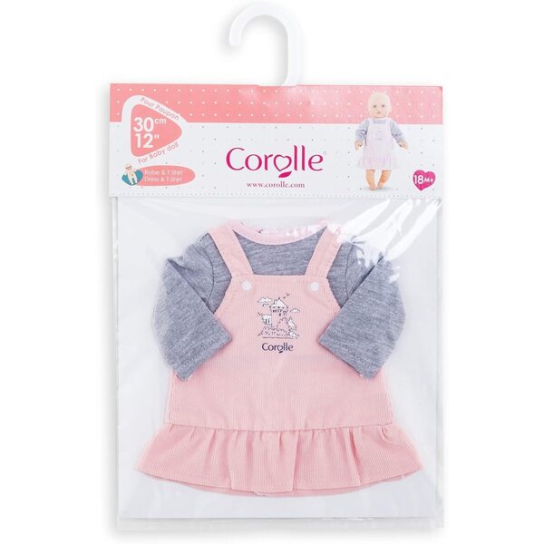 Corolle vestito e maglietta Loire per bambole 30cm, accessori ab 18 mesi
