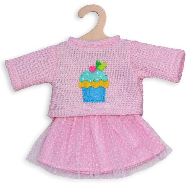 Heless Puppenkleidungsset, 2-teiliger Pullover und Tüllrock für 35–45 cm große Puppen