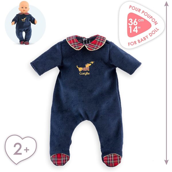 Corolle Pigiama per Bambole 36 cm - Abbigliamento Morbido e Facile da Indossare, 2+ Anni