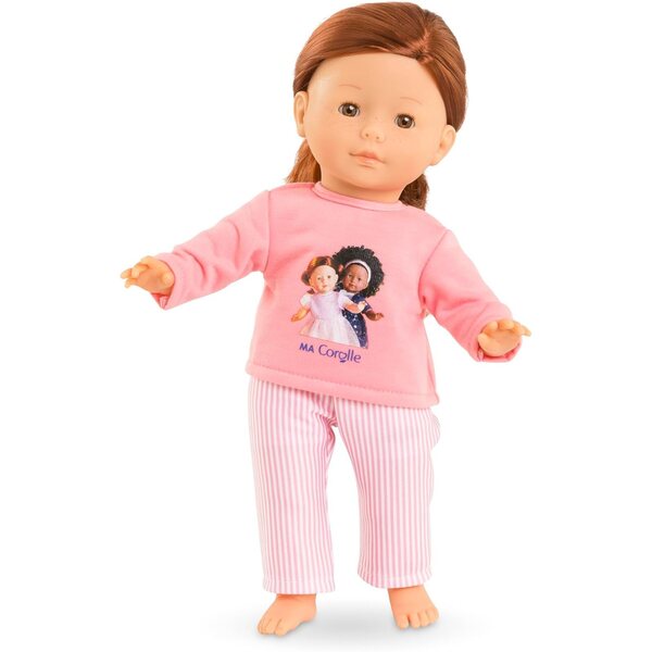 Ma Corolle Pigiama Rosa 2 Pezzi per Bambole 36 cm - Abbigliamento Morbido e Facile da Indossare