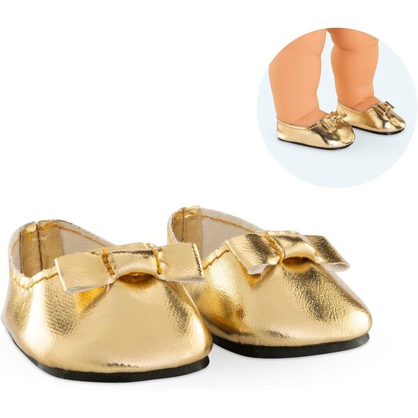 Corolle Ballerine Dorate per Bambole 36 cm, Accessorio Moda Per Bambini da 2 Anni