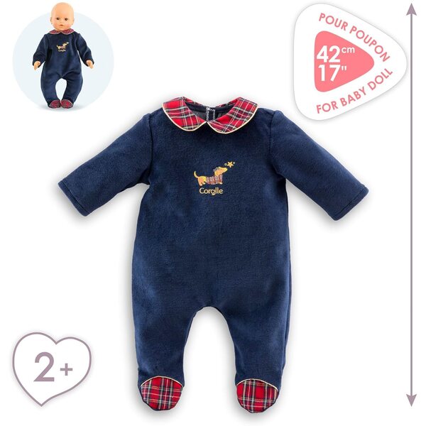 Corolle Pigiama per Bambole 42 cm - Abbigliamento Morbido e Facile da Indossare da 2 Anni