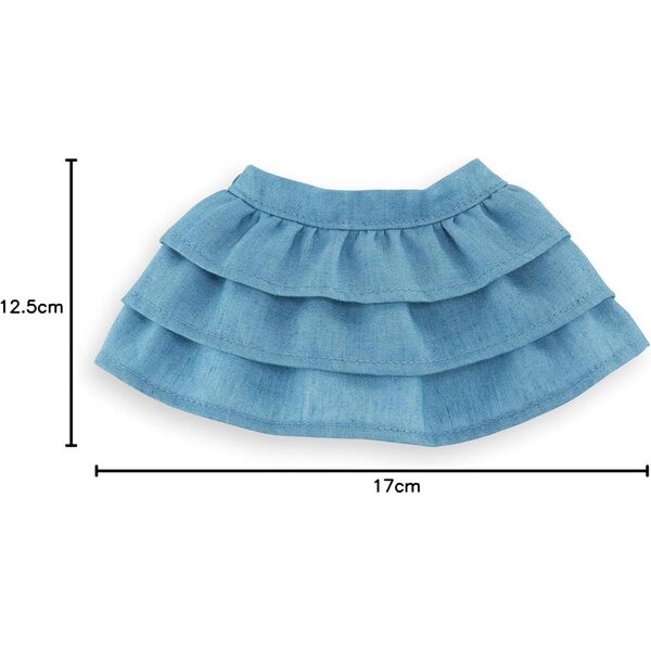 Gonna in jeans Corolle per bambole 36 cm, adatta dai 4 anni in su