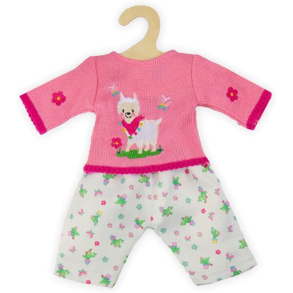 Puppa Heless Alpaka Oskar Pullover und Hose Bekleidungsset 28-35 cm