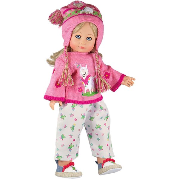 Puppa Heless Alpaka Oskar Pullover und Hose Bekleidungsset 28-35 cm