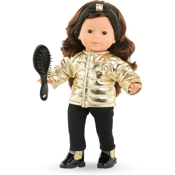 Couture Outfit Set 5-teilig schwarz-gold für MaCorolle 36 cm Puppen, ab 3 Jahren