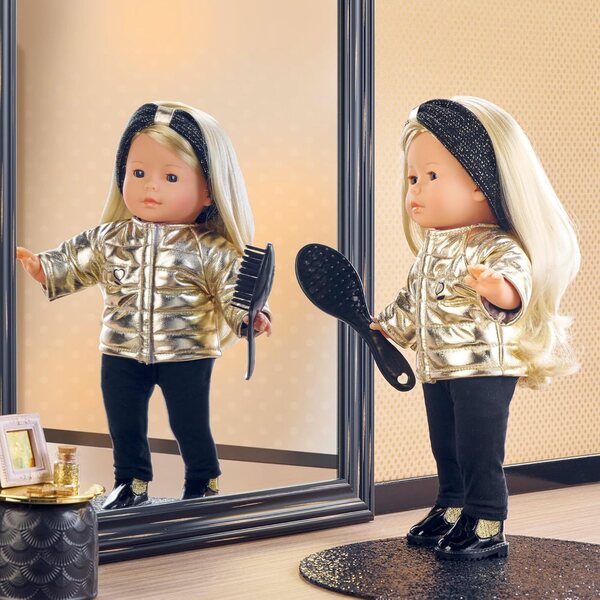 Couture Outfit Set 5-teilig schwarz-gold für MaCorolle 36 cm Puppen, ab 3 Jahren